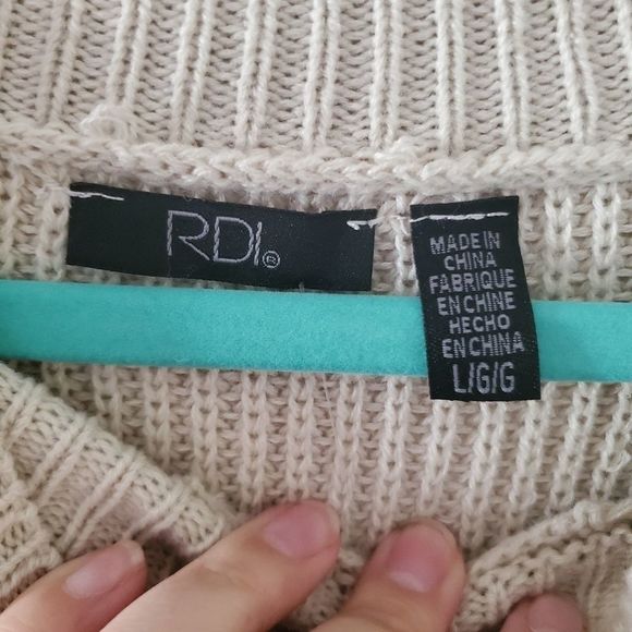 RDI knit sweater large - Picture 7 of 14